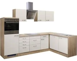 Flex-Well FLEX WELL Hoekkeuken Met Apparatuur Nepal Kashmir Glanzend 280x170 Cm -Spoelbakken Verkoop DV 8 6569523 02 4c DE 20171218032730