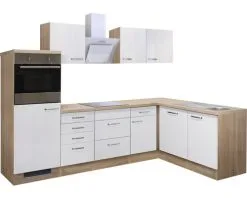 Flex-Well FLEX WELL Hoekkeuken Met Apparatuur Valero Wit Hoogglans 280x170 Cm -Spoelbakken Verkoop DV 8 6569526 02 4c DE 20171218035253