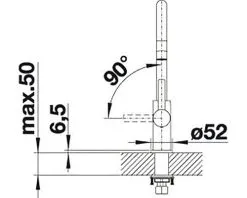 BLANCO Keukenkraan Candor RVS 7 BLANCO Keukenkraan Candor RVS -Spoelbakken Verkoop DV 8 6620017 03 4c CZ 20190912171653