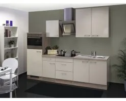 Flex-Well FLEX WELL Keukenblok Met Apparatuur Nepal Kashmir Glanzend 270x60 Cm