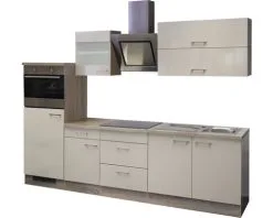 Flex-Well FLEX WELL Keukenblok Met Apparatuur Nepal Kashmir Glanzend 270x60 Cm -Spoelbakken Verkoop DV 8 6788700 02 4c DE 20180721211655