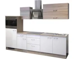 Flex-Well FLEX WELL Keukenblok Met Apparatuur Samoa Wit En Sonoma Eiken Mat 270x60 Cm 20 Flex-Well FLEX WELL Keukenblok Met Apparatuur Samoa Wit En Sonoma Eiken Mat 270x60 Cm -Spoelbakken Verkoop DV 8 6788702 02 4c DE 20180721211655