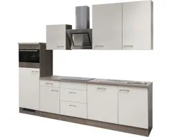 Flex-Well FLEX WELL Keukenblok Met Apparatuur Eico Magnoliawit Mat 280x60 Cm -Spoelbakken Verkoop DV 8 6788707 02 4c DE 20180721211655