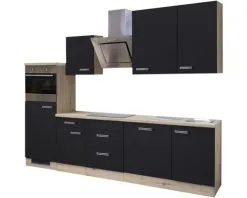 Flex-Well FLEX WELL Keukenblok Met Apparatuur Santo Antraciet Mat 280x60 Cm -Spoelbakken Verkoop DV 8 6788708 02 4c DE 20180721211655