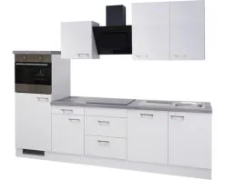 Flex-Well FLEX WELL Keukenblok Met Apparatuur Varo Wit Mat 280x60 Cm -Spoelbakken Verkoop DV 8 6788713 01 4c DE 20180721211655