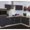 Flex-Well FLEX WELL Hoekkeuken Met Apparatuur Santo Antraciet Mat 280x170 Cm