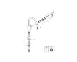 GROHE QUICKFIX GROHE Keukenkraan Feel 32670DC2 Supersteel 7 GROHE QUICKFIX GROHE Keukenkraan Feel 32670DC2 Supersteel -Spoelbakken Verkoop DV 8 6840886 03 4c NL 20190411144758