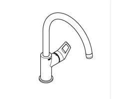 GROHE QUICKFIX GROHE Keukenkraan Start Loop Hoge Uitloop 31374001 Chroom -Spoelbakken Verkoop DV 8 6840888 03 4c DE 20230320114753