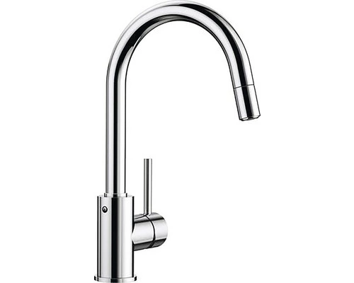 BLANCO Keukenkraan Met Uittrekbare Handdouche Mida-S Chroom 1 BLANCO Keukenkraan Met Uittrekbare Handdouche Mida-S Chroom