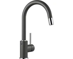 BLANCO Keukenkraan Met Uittrekbare Handdouche Mida-S Antraciet