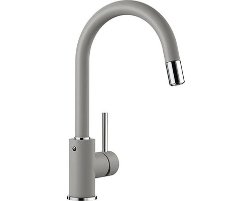 BLANCO Keukenkraan Met Uittrekbare Handdouche Mida-S Alumetallic 1 BLANCO Keukenkraan Met Uittrekbare Handdouche Mida-S Alumetallic