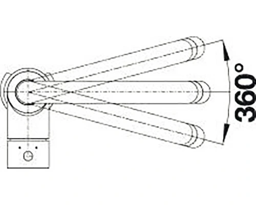 BLANCO Keukenkraan Met Uittrekbare Handdouche Mida-S Alumetallic 8 BLANCO Keukenkraan Met Uittrekbare Handdouche Mida-S Alumetallic - Afbeelding 8