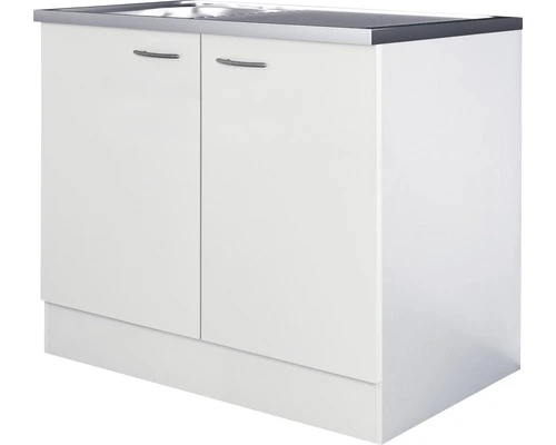 Flex-Well Spoelblok Wito Wit 100x60 Cm 1 Flex-Well Spoelblok Wito Wit 100x60 Cm