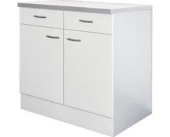 Flex-Well FLEX WELL Onderkast Palmaria Wito Wit 80x60x85 Cm