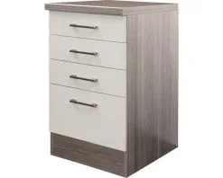 Flex-Well FLEX WELL Onderkast Eico Magnoliawit 50x60x86 Cm