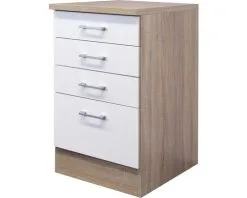 Flex-Well FLEX WELL Onderkast Samoa Wit 50x60x85 Cm