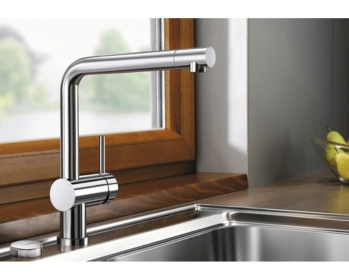BLANCO Keukenkraan Linus-F Chroom 2 BLANCO Keukenkraan Linus-F Chroom - Afbeelding 2