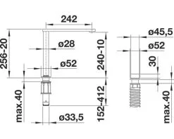 BLANCO Keukenkraan Eloscope-F II Chroom 6 BLANCO Keukenkraan Eloscope-F II Chroom -Spoelbakken Verkoop DV 8 8885238 01 4c DE 20200709122758