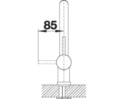 BLANCO Keukenkraan Linus-S Chroom 5 BLANCO Keukenkraan Linus-S Chroom - Afbeelding 5