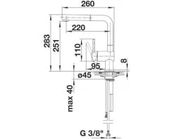 BLANCO Keukenkraan Met Uittrekbare Handdouche Linus-S Chroom -Spoelbakken Verkoop DV 8 8897631 01 4c DE 20200710051656