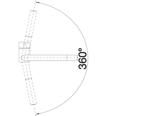 BLANCO Keukenkraan Linus RVS 4 BLANCO Keukenkraan Linus RVS - Afbeelding 4